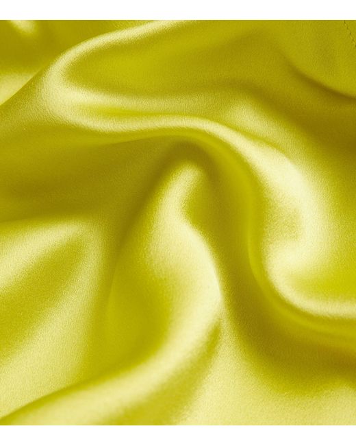 Roksanda Yellow Silk Naiara Top