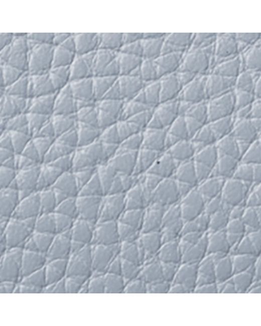 Aspinal Blue Large Leather Ella Pouch