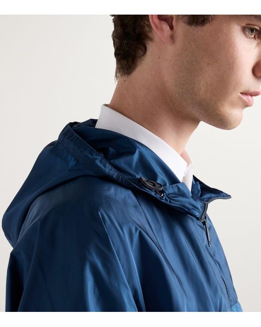 Prada Blue Re-Nylon Triangle Jacket for men