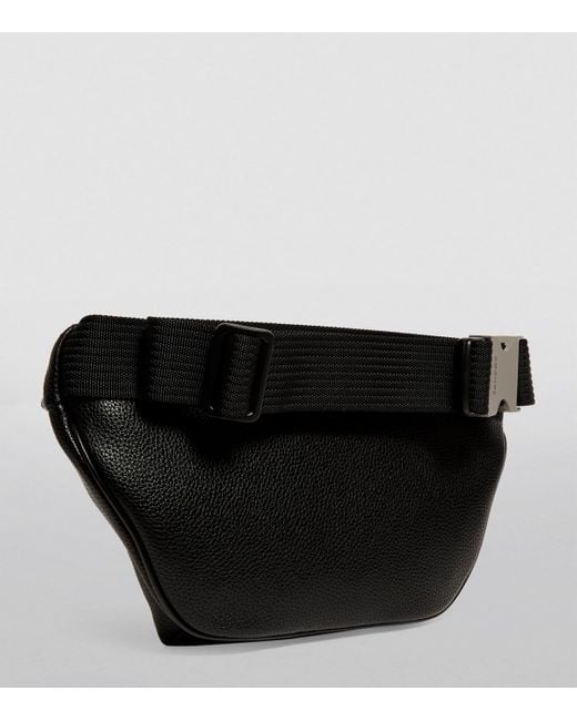Sandro Black Coated Belt Bag for men