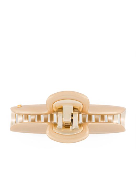 Alexandre De Paris Natural Plated Claw Hair Clip