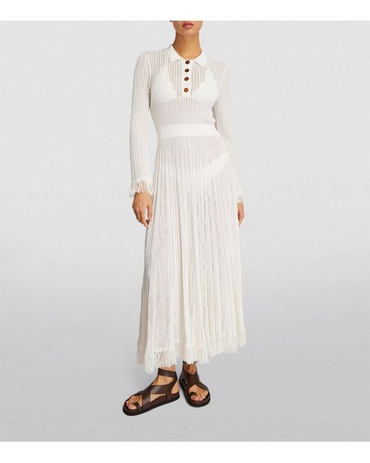 Marysia Swim White Cotton-blend Monjack Maxi Dress