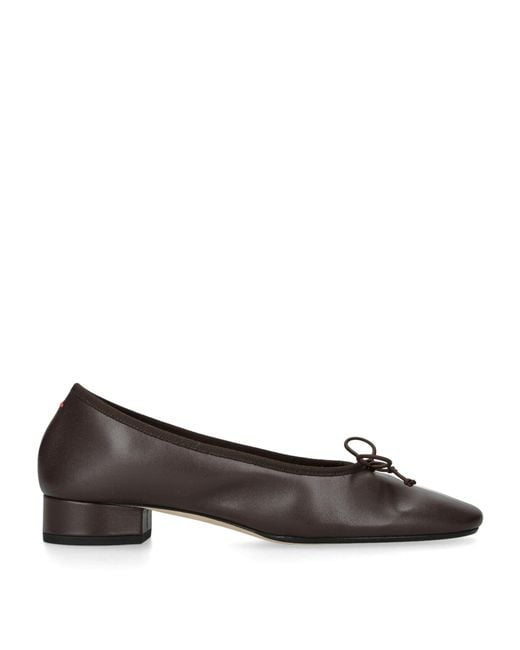 Aeyde Brown Leather Onda Pumps 25