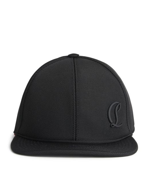 Christian Louboutin Black Mooncrest Active Cap for men