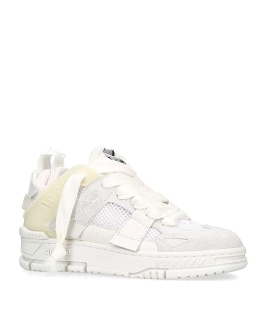 Axel Arigato White Leather Area Patchwork Sneakers
