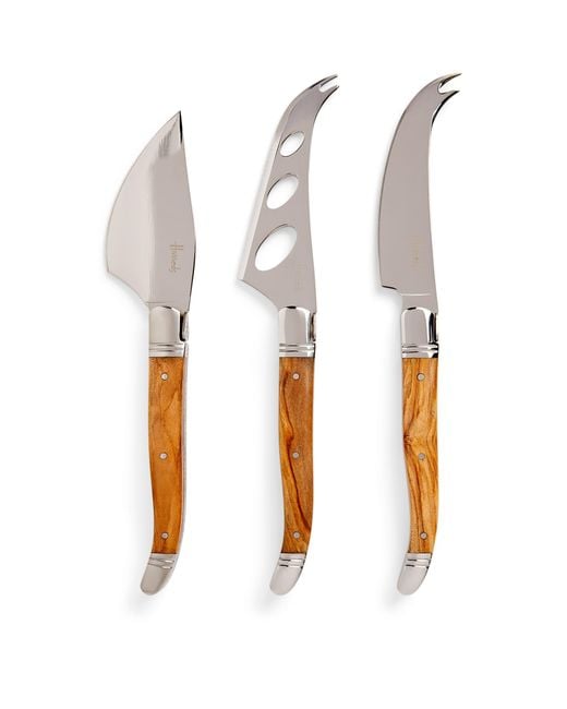 Harrods White Cheese Knives
