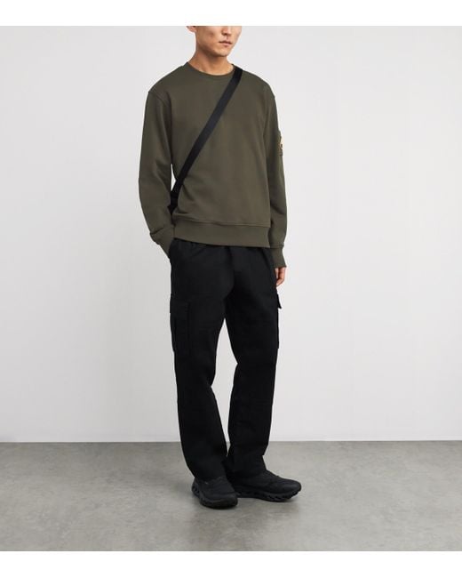 Moose Knuckles Green Cotton Snyder Sweatshirt for men