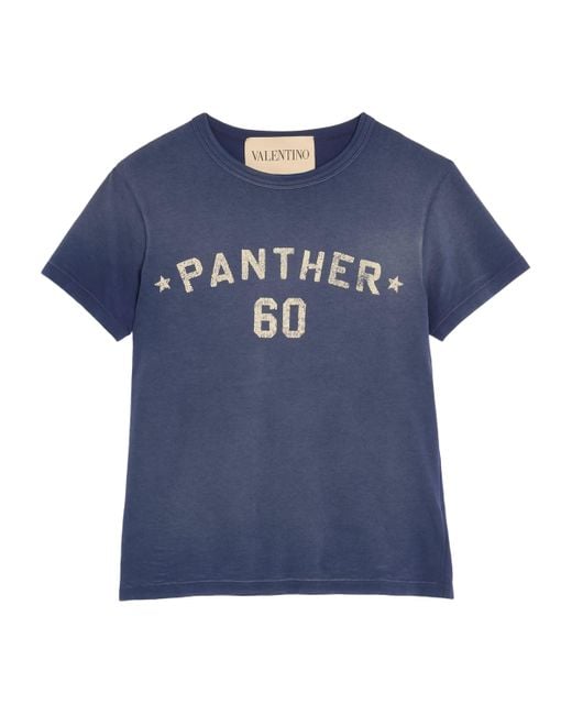 Tシャツ・カットソー VALENTINO Men T-shirt Blue 6V3MG10VAQ8 B01 Valentino T Shirt Blue Mens Valentino