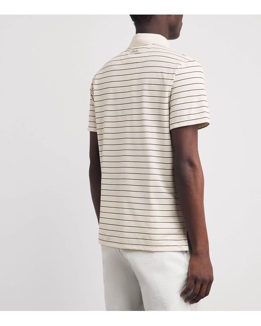 Ralph Lauren White Tailored Fit Performance Polo Shirt for men
