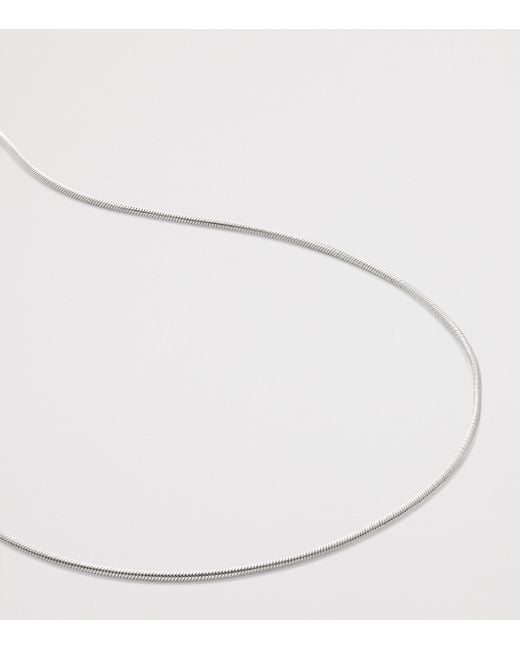 Monica Vinader Natural Sterling Chain Necklace