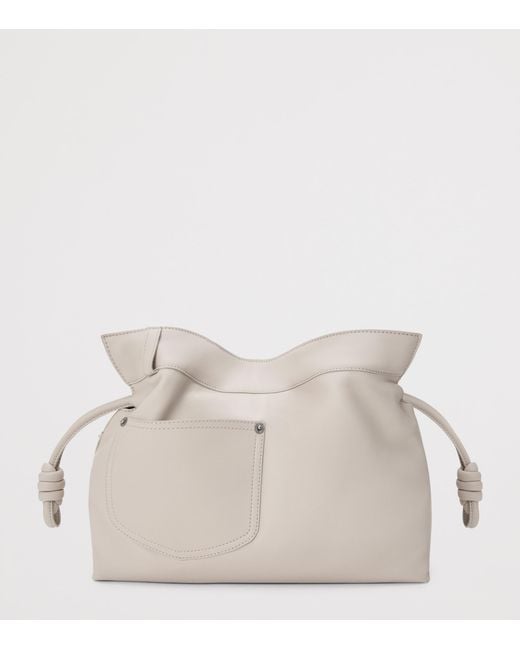 Loewe Natural Leather Jean-Detail Flamenco Purse