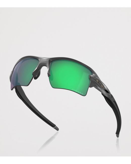 Oakley Green Flak 2.0 Xl Rectangle Sunglasses