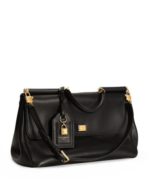 Dolce & Gabbana Black Leather My Sicily Bag