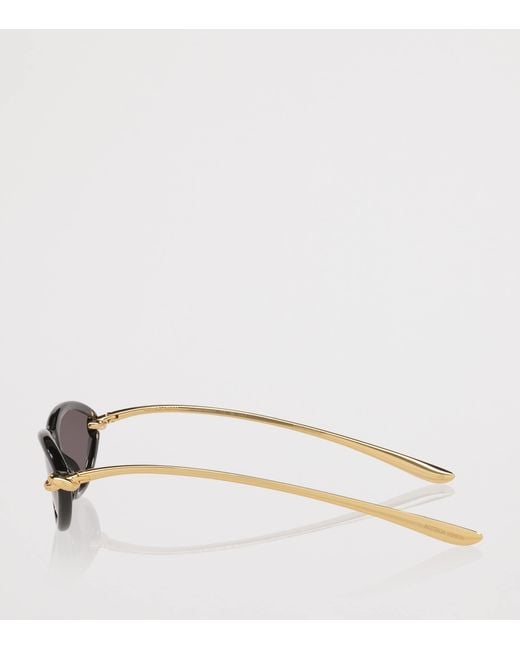 Bottega Veneta Black Cat Eye Sunglasses