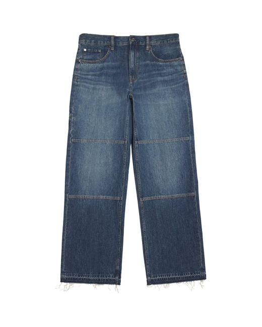 Helmut Lang Blue Carpenter Straight Jeans for men