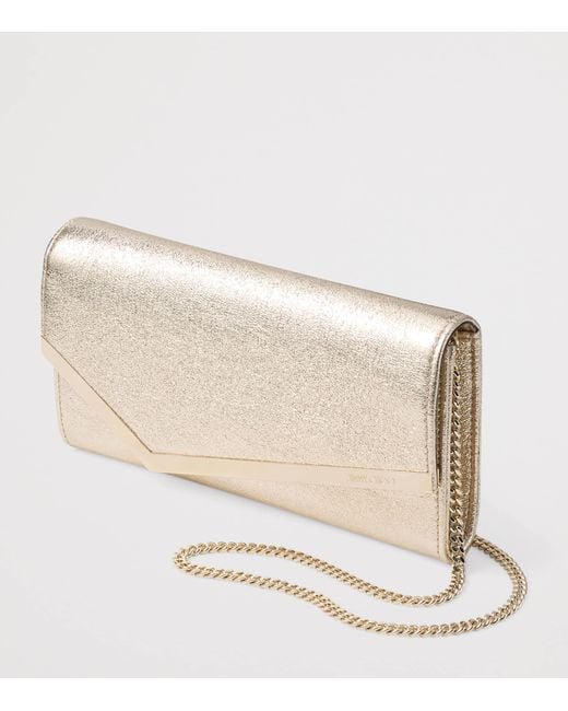 Jimmy Choo Gray Emmie Clutch Bag