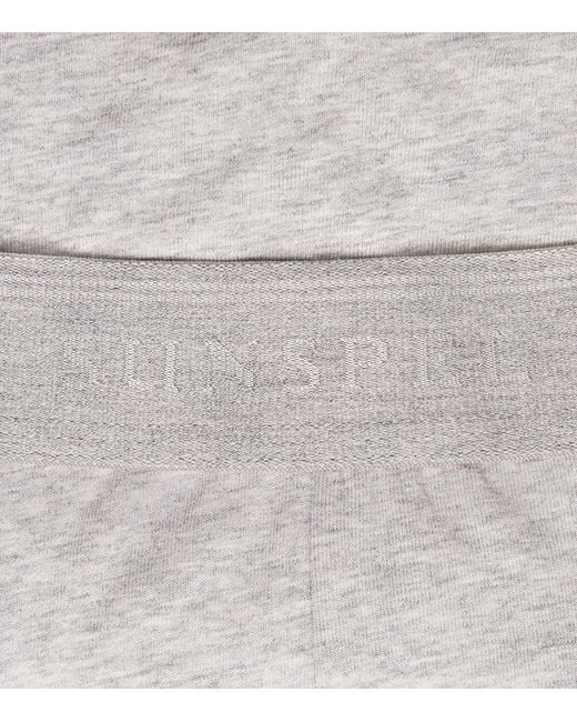 Sunspel Gray Stretch-Cotton Trunks for men