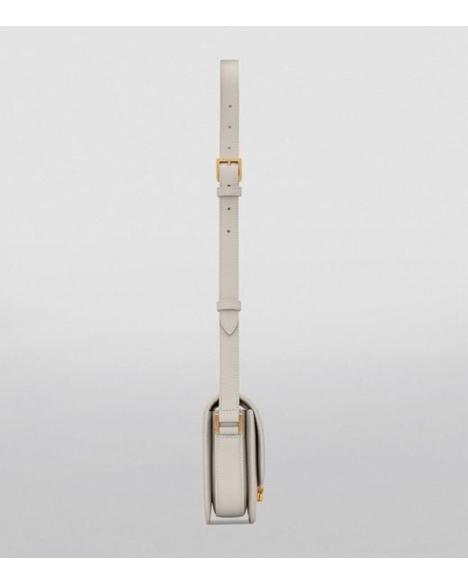 Saint Laurent White Small Solferino Satchel