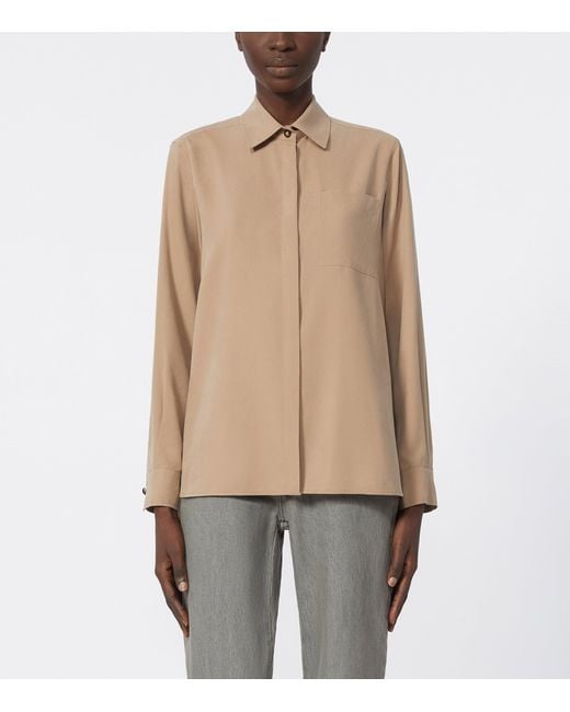 Max Mara Natural Silk Shirt