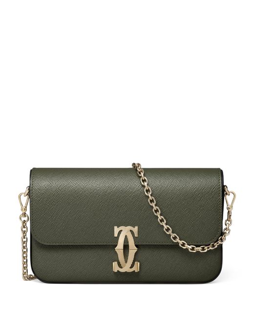 Cartier Green Mini Leather C De Shoulder Bag