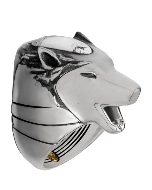 Jacques Marie Mage Metallic Sterling Lamar Ring for men