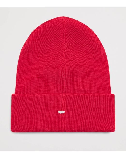 Rag & Bone Red Wool-Blend Addison Beanie for men
