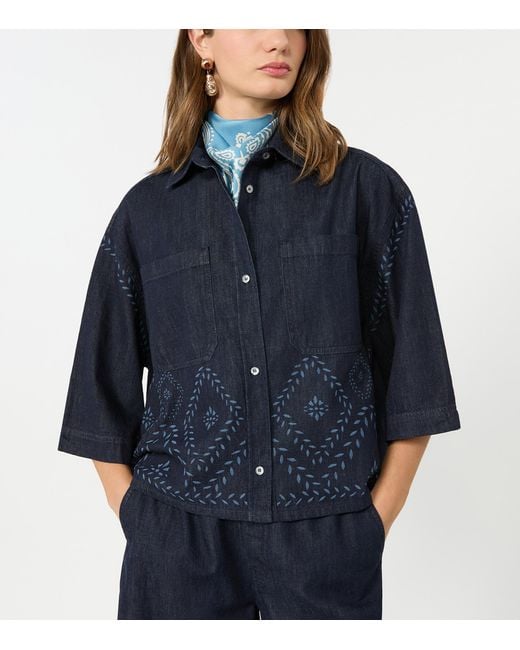 Weekend by Maxmara Blue Alare Denim Shirt