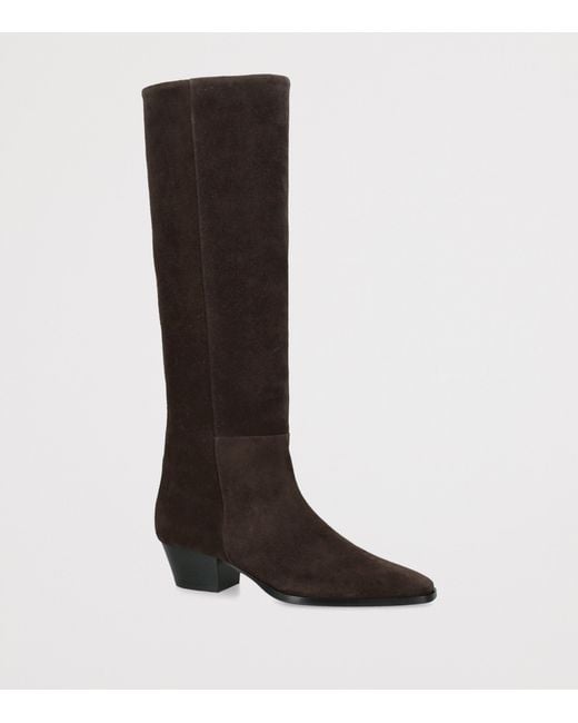 Aeyde Brown Medea Knee High Boot 45