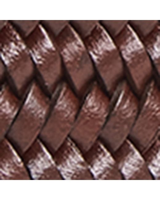 Barbour Brown Leather Stretch Belt for men