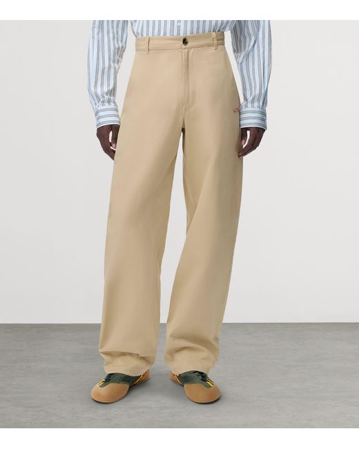 Loewe Natural Straight-Leg Trousers for men
