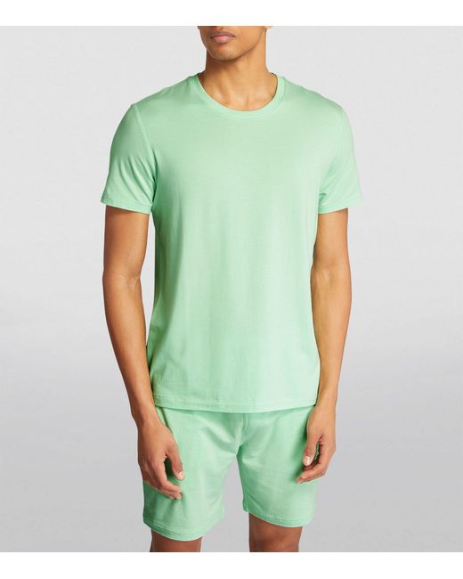 Polo Ralph Lauren Green Micro-modal Lounge T-shirt