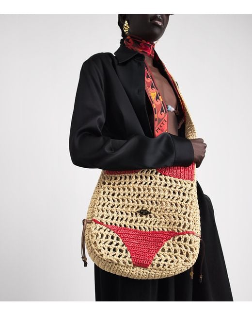 Emilio Pucci Red Nella Tote Bag