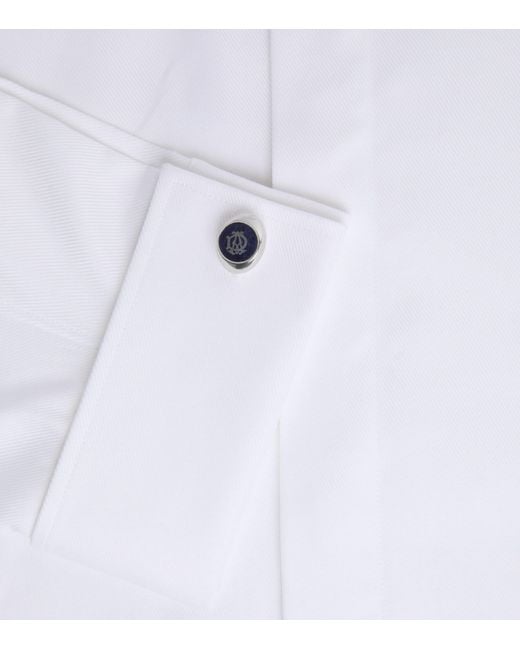 Dunhill Blue Rhodium-Plated And Sodalite Ad Cypher Cufflinks for men