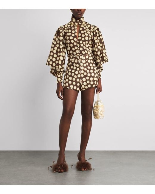 ALÉMAIS Natural Cotton-Silk Paula Blouse
