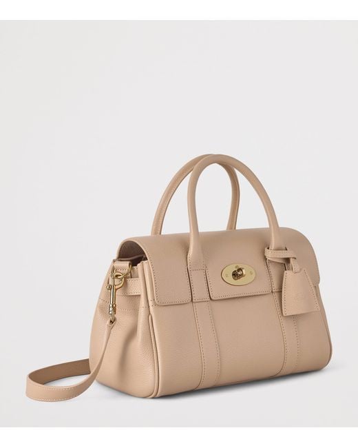 Mulberry Natural Small Leather Bayswater Satchel Bag