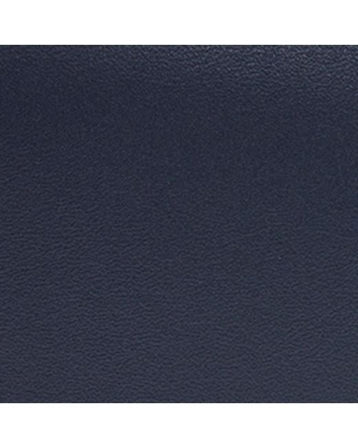 Loewe Blue Leather Bi-fold Card Holder for men