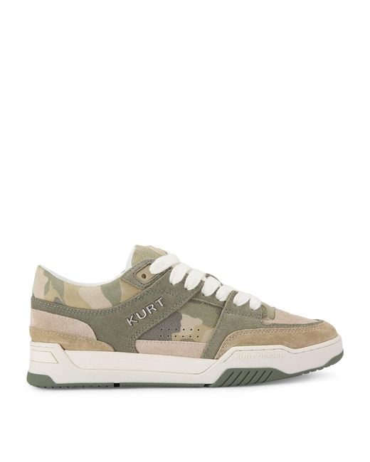 Kurt Geiger Brown Leather Hatton Sneakers for men