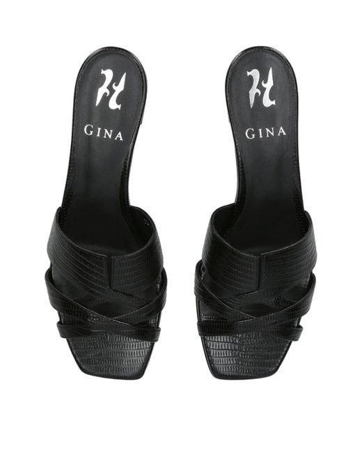 Gina Black Montreaux Heeled Mules 35