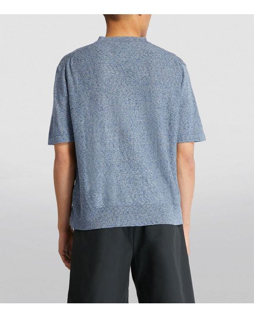 Vivienne Westwood Blue Knitted Orb T-shirt for men