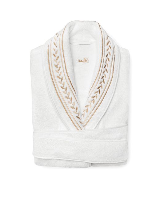 Pratesi White Cotton Impero Bathrobe