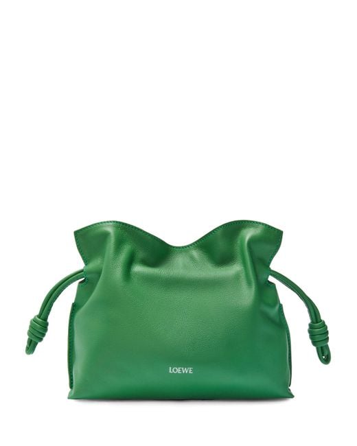 Loewe X Suna Fujita Mini Leather Flamenco Clutch Bag in