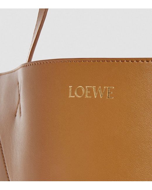 Loewe Brown Puzzle Fold Xl Tote Bag for men