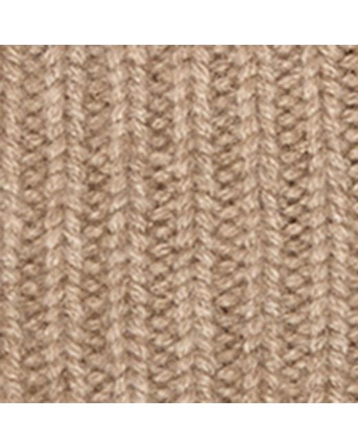 Max Mara Natural Cashmere Monogram Beanie