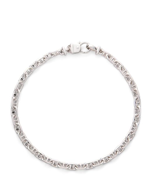 Tom Wood Metallic Sterling Cable Bracelet for men