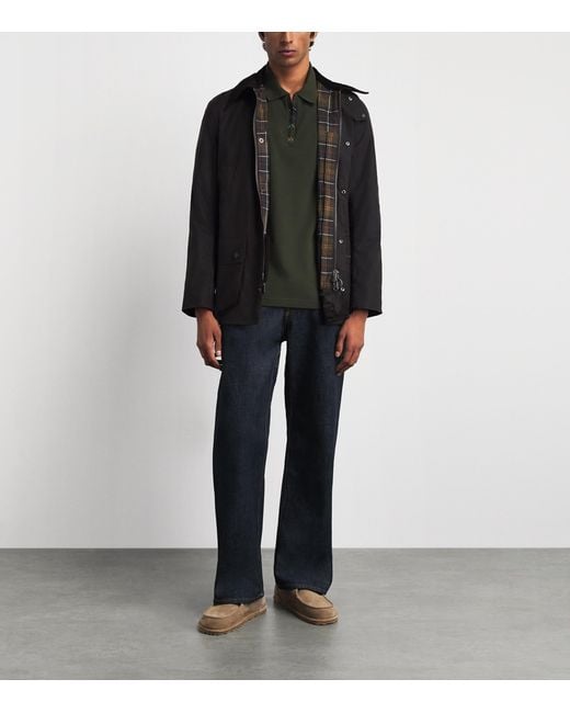 Barbour Green Cotton Stately Polo Shirt for men