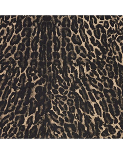 Saint Laurent Black Silk-Cashmere Leopard Print Square Scarf