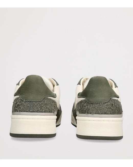 Axel Arigato Green Suede Clay Low-Top Sneakers for men