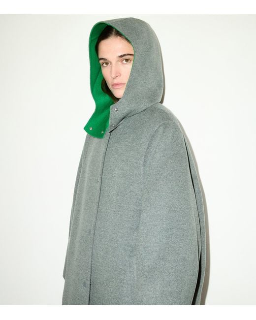 MAX&Co. Gray Virgin Wool Coat