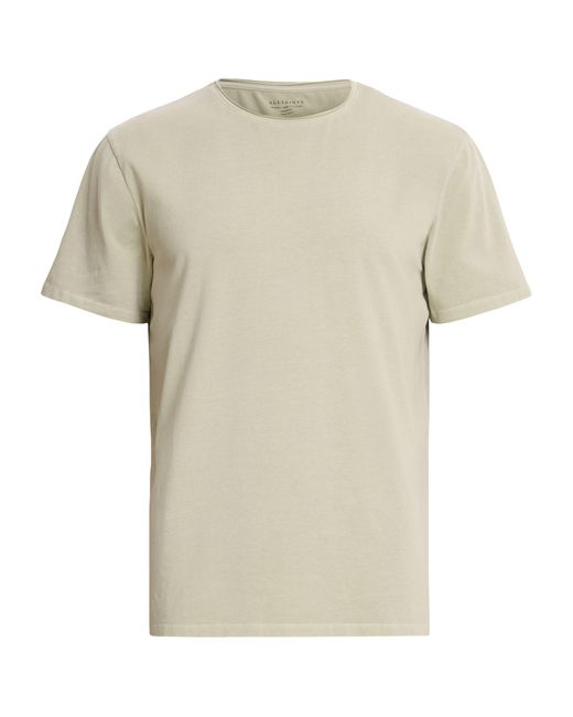 AllSaints Natural Stretch-cotton Bodega T-shirt for men