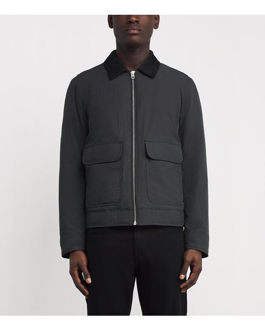 Rag & Bone Black Down-Filled Derrick Shirt Jacket for men